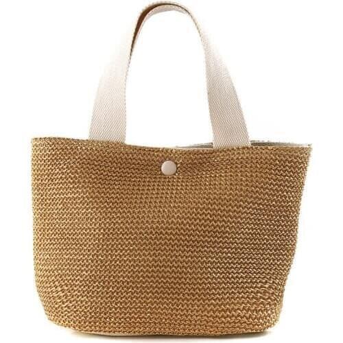 2020 Creative Women Handbags Summer Beach Straw Bags Female Totes Large Capacity Lady Travel Purse