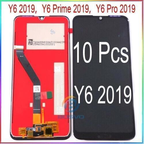 Wholesale 10 Pcs/Lot for Huawei Y6 2019 LCD Y6 Prime 2019 screen Y6 Pro 2019 display with touch with frame assembly