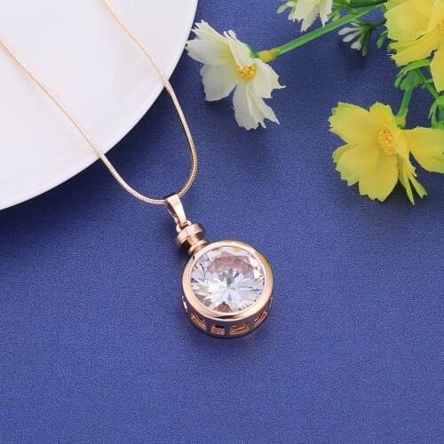 Big Crystal Pendant Necklace For Women; 2021 New Fashion Jewelry Accessories Gold Silver Color perfume bottle Long Necklace Gift