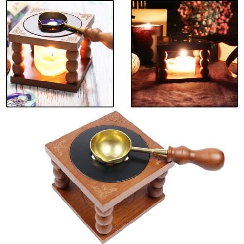 Retro Wax Seal Stamp Stick Sealing Wax Furnace Stove Wax Warmer Wax Sticks Melting Glue Furnace Tool DIY Card Making Craft