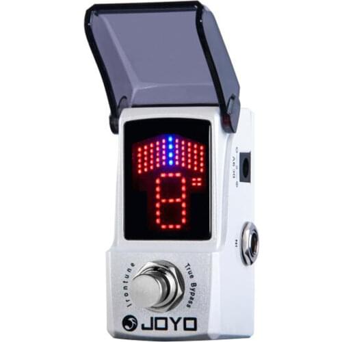 JOYO JF-326 IRONMAN Pedal Tuner Electric Guitar Pedal Single Effect Pedal Tuner Pedal Mini Pedal Effect Pedal Tuner Guitar Pedal