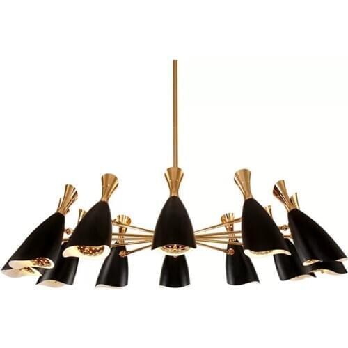 Modern led glass ball chandelier hanging lights pendant lights chandelier pendant lights commercial lighting living room bedroom