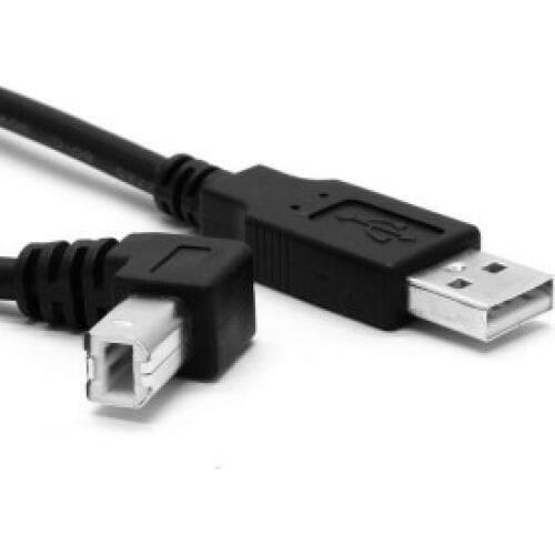 Standard USb 2.0 A type male to B type up angled 90 degree Cable for printer scanner & external Hard disk 1.5m 5ft 5m 16ft