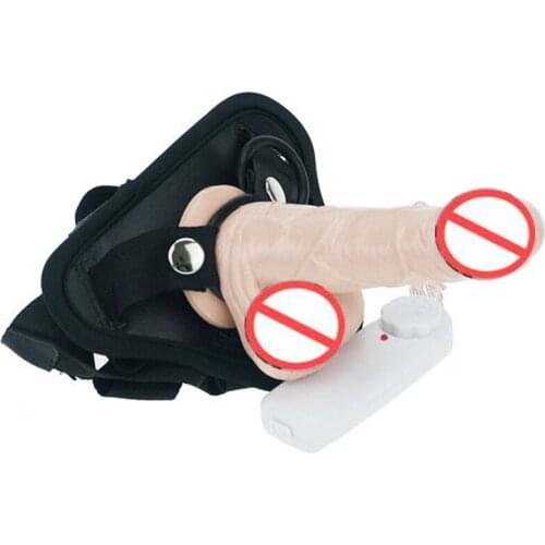 Vibrating Vibrators Dildos Cover Case for Woman Men Gay Strap without Realistic Dildos SM Tools Wearing Penis Sex for Male