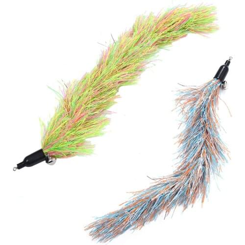 2Pc Funny Cat Wand Toy Refill Pet Teaser Attachment Cat Stick Toy Kitten Cat Chase Toy Replacement Pet Interactive Training Toys