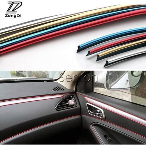 ZD 5m Interior Decoration Strip Car-Styling For Mercedes Benz W203 W204 W211 Volvo XC60 S60 XC90 S80 V70 Audi A3 A6 C5 C6 Q5 A5
