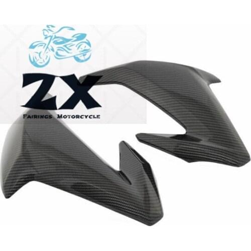 Zxmt Z 900 A Pair Motorcycle Front Oil Gas Tank Panel For Kawasaki Z900 2017 2018 2019 ABS Injetcion Carbon Face Black