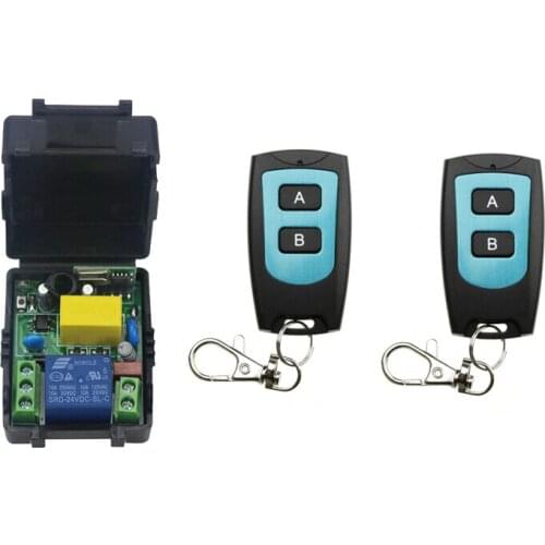 1 channel ON/OFF 220V Wireless Remote Control Switch for Lamp & Light 1 receiver+2 transmitter