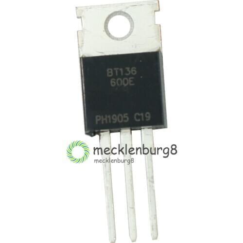 10pcs/lot BT136-600E BT136 BT136-600 600V 4A TO-220 new original In Stock