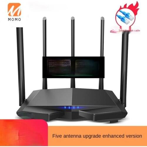 1200M Wireless Router Home Wall-through 5G Dual-Frequency Gigabit Wall-through Wang High-Speed WiFi High-Speed Router Port