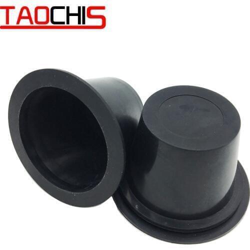 TAOCHIS 2Pcs HID Headlight Cover Car LED Light Cap Rubber Dust Cover Dustproof For 53mm 55mm Headlamp waterproof long lansting