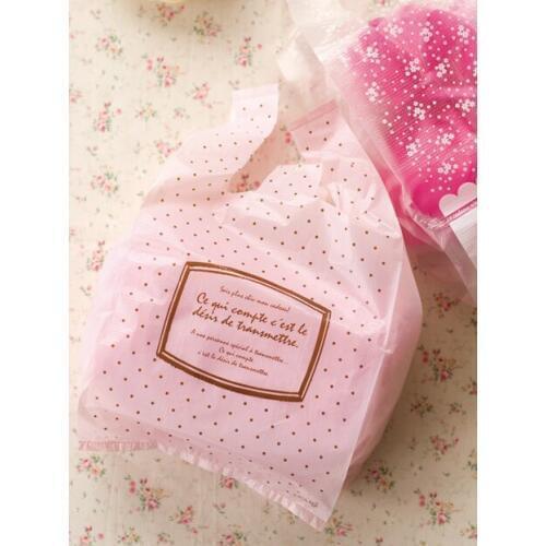 200pcs/lot polka dots t shirt bag,plastic gift shopping packing bag with handle