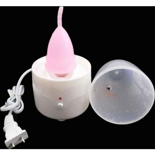 50% Hot Sale Silicone Menstrual Cup Sterilizer Automatic Timing Disinfection Box Cleaner