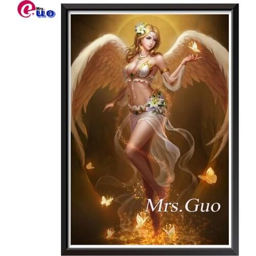 5D Diamond Painting Angel beauty painting Full Drill Embroidery Handicrafts DIY Diamond rhinestone Mosaic Gift Wall Arts Decor