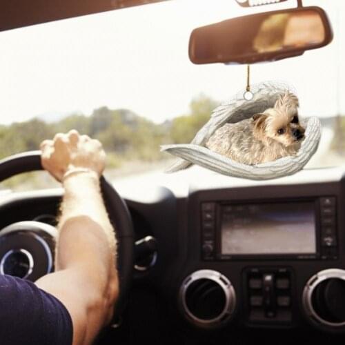 Acrylic Wing Pig Shape Hanging Decorations Crafts Hanging Pendant Exquisite Easy to Carry Hanging Decor Ornaments for Car