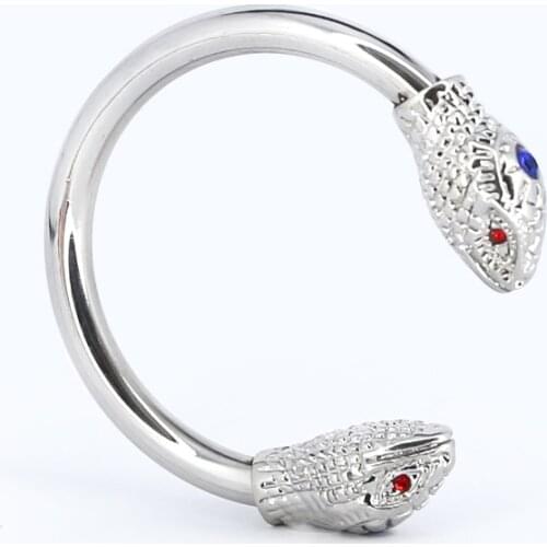 For Men Stainless Steel Snake Glans Ring Penis Ring Cock Lock Ring Bird Head Bondage BDSM fetish sex toys