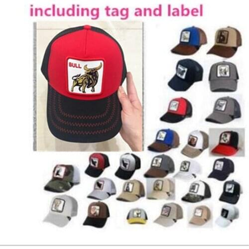 Goorin wolf Baseball Cap Animal Embroidery Anime Cute Embroidery Summer Mesh Mens Ms. Outdoor Sunshade Truck Driver hats