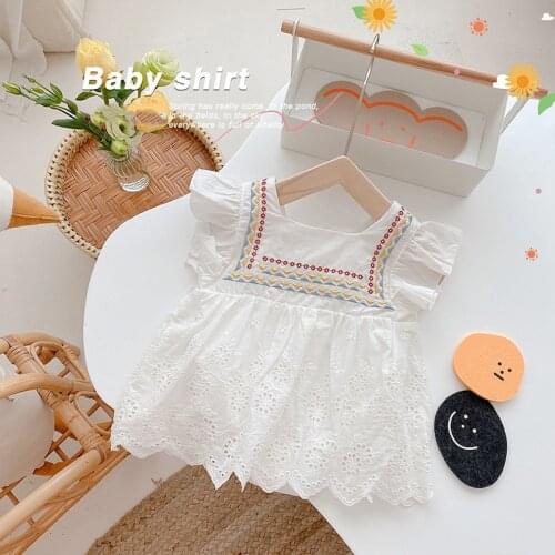 Baby Girls Bodysuits Cute Summer Sleeveless Newborn Infant Bebes Onesie Jumpsuit Princess Dress One Piece Toddler Girls Clothes