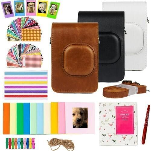 For Fujifilm Instax Mini Liplay Hybird Instant Film Camera Case Cover Bag Protective Pouch + Photo Album + Accessories Kits