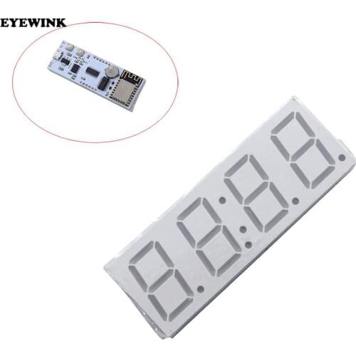 0.8 Inch Digital Tube Clock Module Level 8 brightness + automatic brightness USB powered WiFi timing