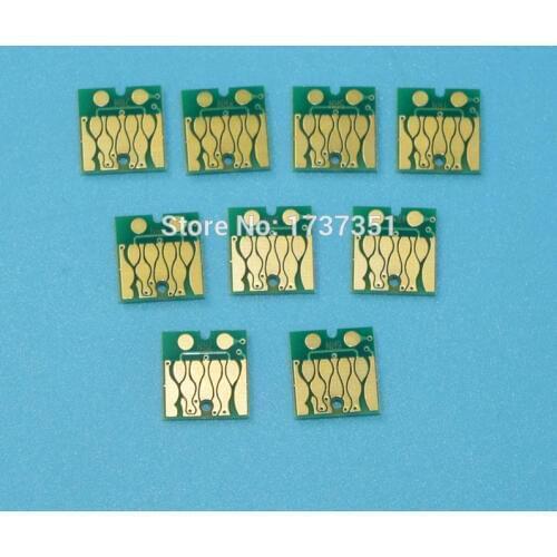 For Epson SureColor P600 auto reset cartridge chip 9 color for Epson T7601-T7609