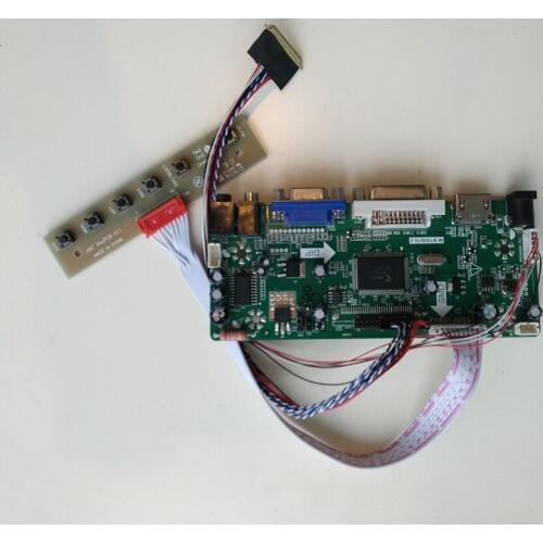 For LP156WH2(TL)(AB)/(TL)(AC) 1366X768 15.6" panel monitor M.NT68676 HDMI DVI VGA LED LCD Controller board Kit DIY