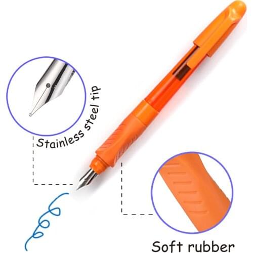 Luxury quality ink refill cartridgeMini ink pen, plastic pen, mini fountain Pen with ink catridge