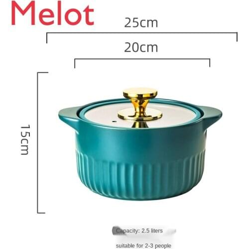 Casserole, Soup, Gas Stew Pot, Nordic Ceramic Pot, Soup, Gas Stove, Special Soup Pot, Kitchen Supplies, Household Daquan Durable
