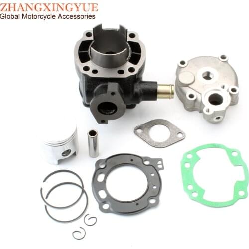 Scooter 70cc Big Bore Cylinder Kit & Head For Aprilia SR 50 Fun Master Racing Sport LC 50cc 47mm/12mm 2-Stroke