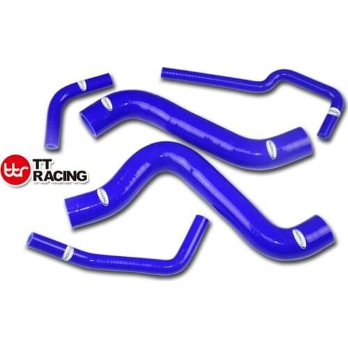 TT2505BL - ILICONE RADIATOR COOLANT HOSE KIT FOR FIAT Coupe 16V TURBO MK1 85-91 BLUE