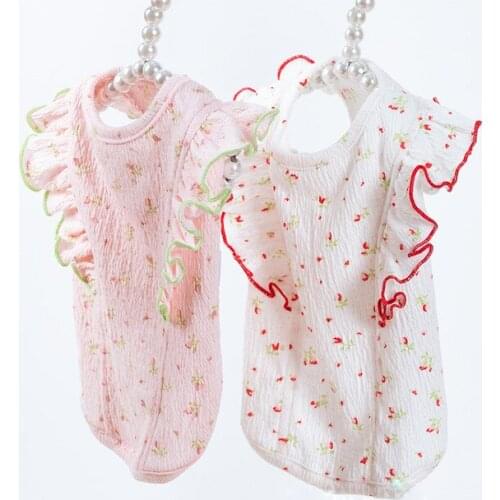 Summer Cotton Dog Shirt Chihuahua Corgi Puppy Clothes T Shirt Para Perro Xxs Dog Clothes Pet Shirts Dog Clothing Xs Dog Costume