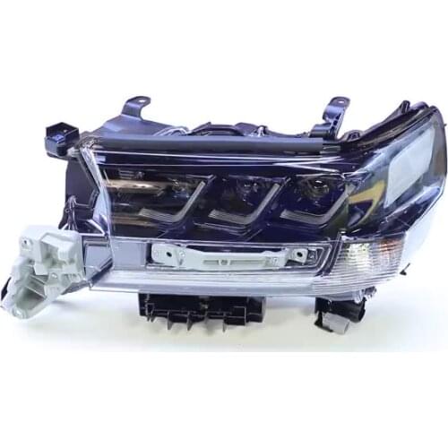 MAICTOP car accessories car led headlight 3 angel eyes led lens for landcruiser 200 2016-2020 newest design good price