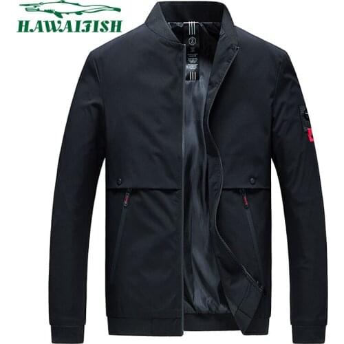 Hawaifish brand mens jacket 2021 autumn new all-match Korean version chaqueta hombre fashion slim hot sale baseball uniform