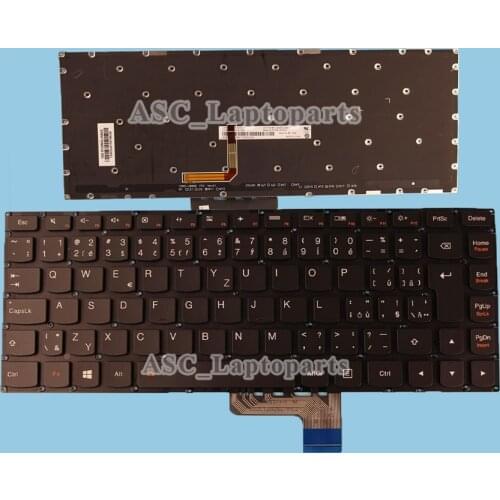 New Czech Slovak Keyboard for Lenovo Ideapad Yoga 2 13, Yoga 3 14 , E31-70 E31-80 700-14ISK Black with BACKLIT