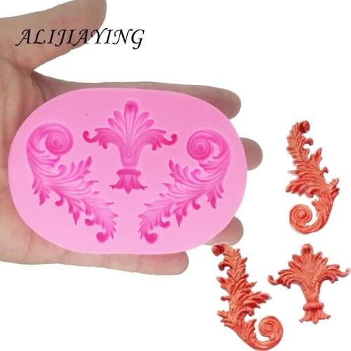 Flower cake border Silicone Mould Cake Decoration Tools Baking chocolate Fondant Molds DIY Cake Arts,Crafts Clay Molds D1402