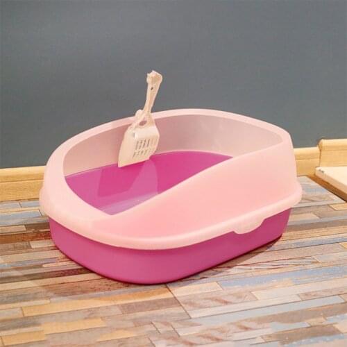 Pet Dog Toilet Cat Litter Box Cat Dog Tray Anti-Splash Toilette with cat litter shovel Puppy Cat Indoor Home Sandbox