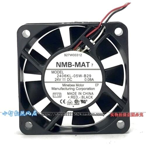 New genuine 6015 2406KL-05W-B29 24V 0.08A 3-wire inverter cooling fan