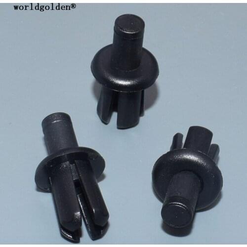 Worldgolden 100pcs auto fasteners A Pillar Outer Trim Panel Retainer for Land Rover
