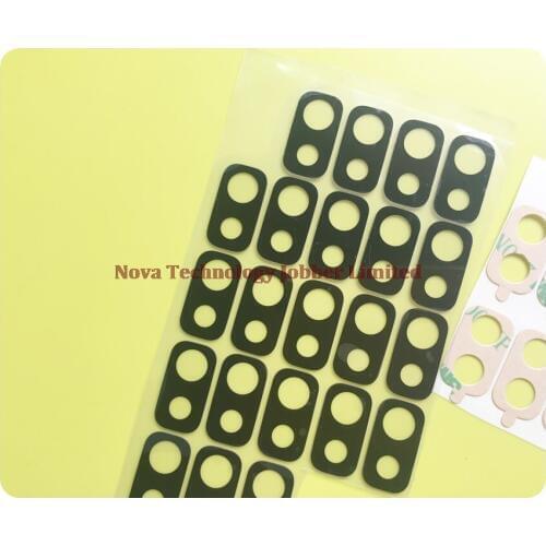 Wyieno 50Pcs/Lot J810 Camera Glass Lens For Galaxy J8 2018 Back Rear Camera Panel with Glue Phone Parts Tracking