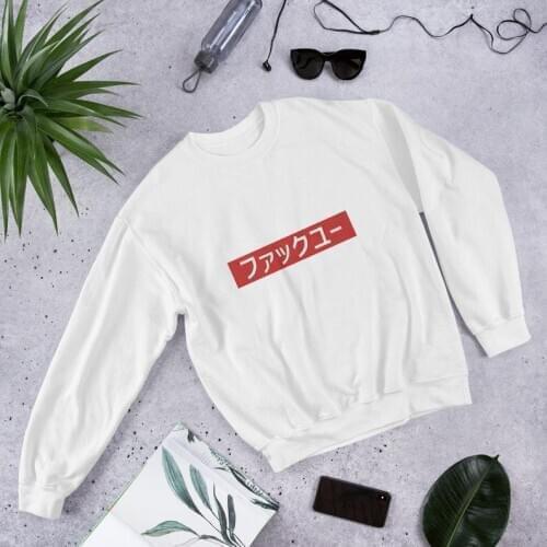 Women Hip Hop Fashion Pullover Long Sleeve Crewneck Harajuku Tumblr Womens Hoodies Moletom Japanese Letter Printed Sweatshirt