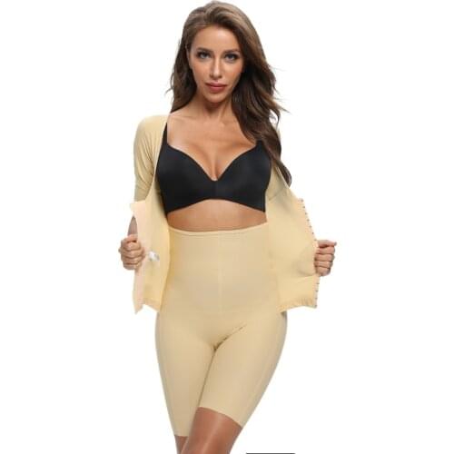Women Underwear Bodysuit Abdomen Compression Body Shaper Waist Slimming Belt Belly Smooth Shapewear Tummy Control Lingerie