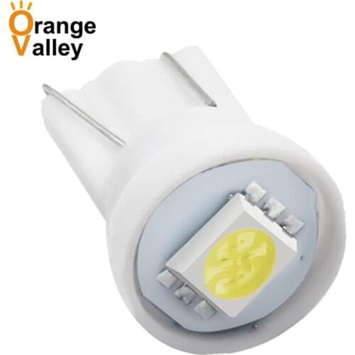 100Pcs Wholesale Super Bright White T10 194 168 192 W5W 5050 1 Smd Led 1Smd 1Led Auto Car Lighting Wedge Light Lamp Bulb DC12V