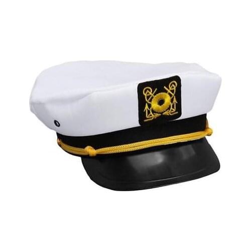 2017 Hot Sale Unisex Yacht Boat Ship Sailor Captain Costume Hat Cap Navy Marine Admiral Hat