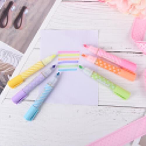 6pcs/lot 6colors/pack Cute Kawaii mini highlighter pens Office supply & Stationery