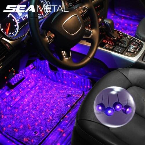 Car Atmosphere Light Interior Ambient Light Mini Usb Lamps Car Styling Atmosphere Lamp Car RGB Led Lamps Auto Decorative Lights