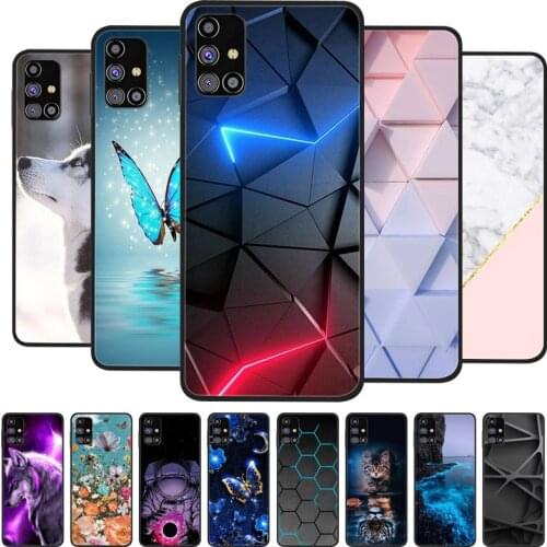 For Samsung M31s Case Silicon Back Cover Phone Case For Samsung Galaxy M31s Cases for Galaxy M31 S M31s M 31S Soft bumper Funda