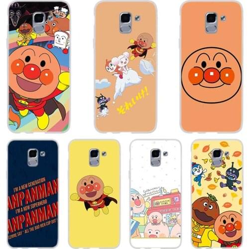 Phone case For Samsung Galaxy J6 J4 J8 Plus J7 2018 J3 J5 J7 Prime Pro 2017 2016 Covers Anpanman
