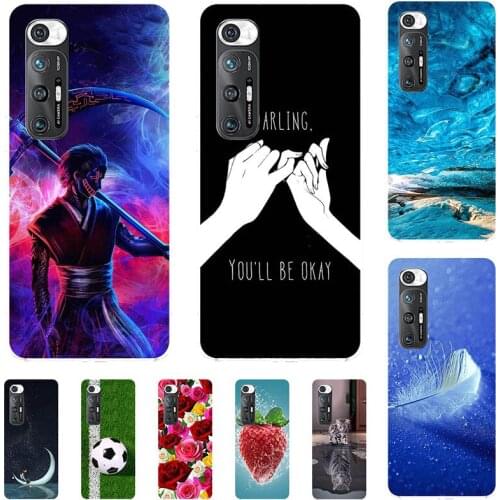 For Xiaomi Mi 10S 6.67" Case Cartoon Pattern Soft TPU Cover Coque Animal Flower Shell