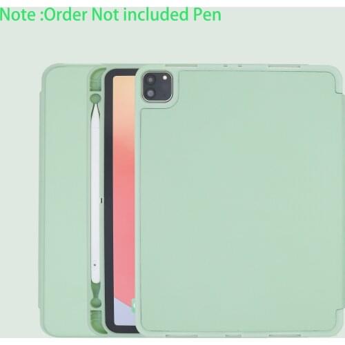 With Pencil Holder Case For iPad Pro 11 Case 2021 3rd Generation M1 PU Leather case For iPad 11 2nd Cover For Pro 11 1st Case