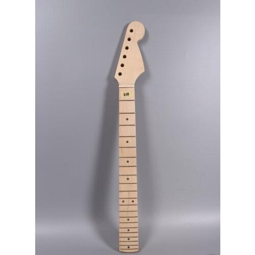 Electric guitar neck Maple and maple wood Fretboard 21 fret 25.5" nut width 43mm heel 55-56mm 007